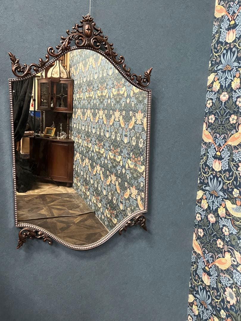 ウォールミラー 壁掛け鏡 インテリア アンティーク エレガント クラシック