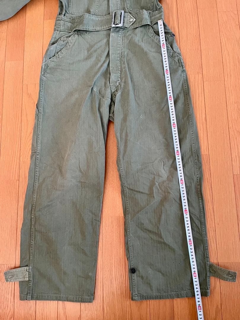 40's U.S.ARMY OD HBT オールインワン つなぎ M1938軍曹