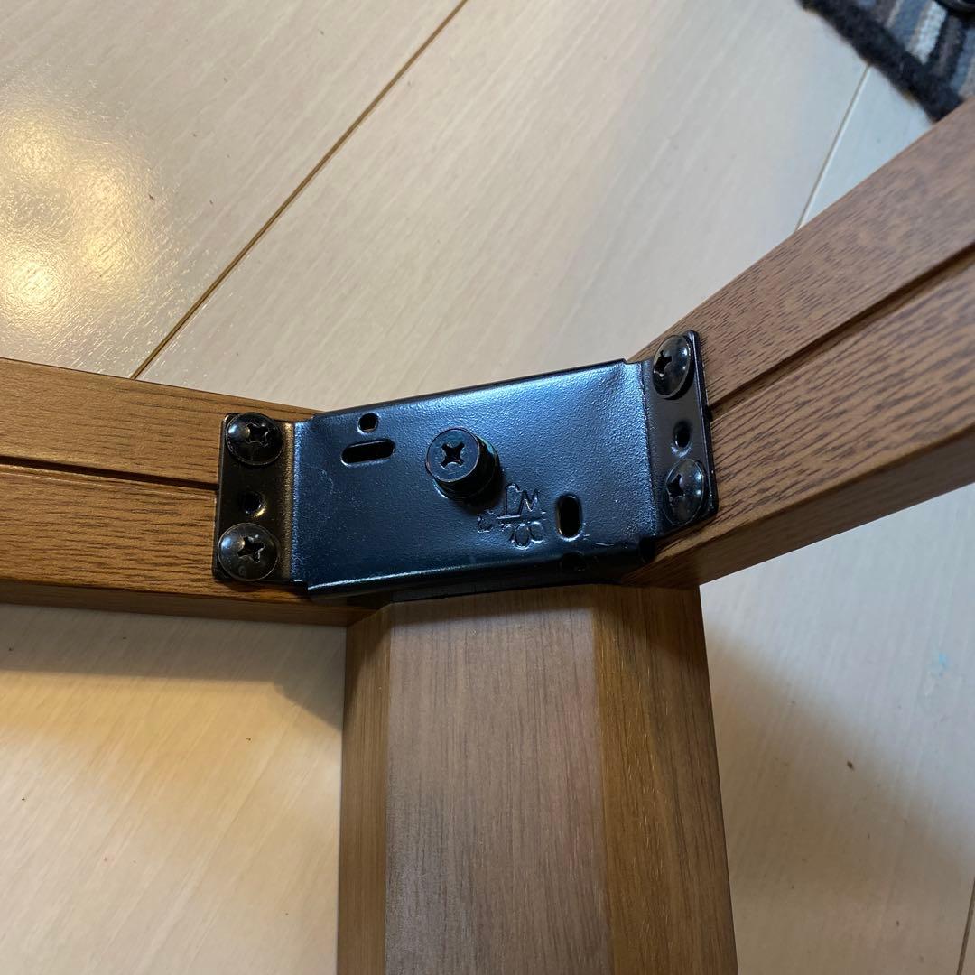 こたつ　家具調　80×80 ブラウン