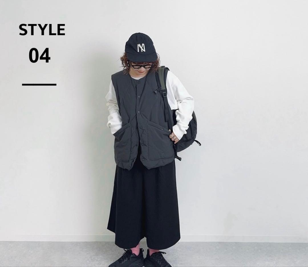 bonbonで購入　クルーネックダウンベスト