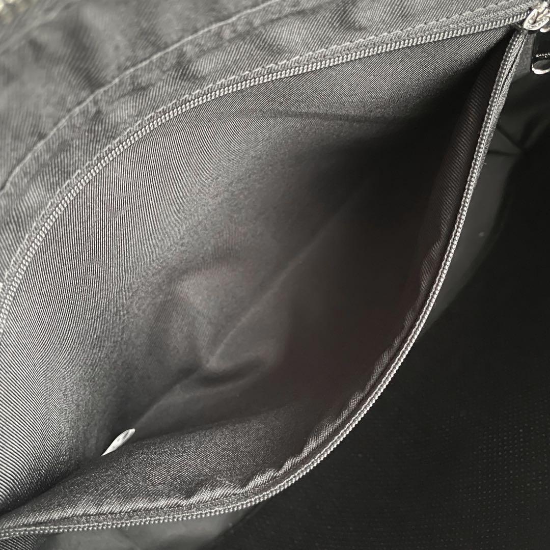 極美品 ユナイテッドアローズ トートバッグ シボ 本革 黒 A4可 大容量 通勤