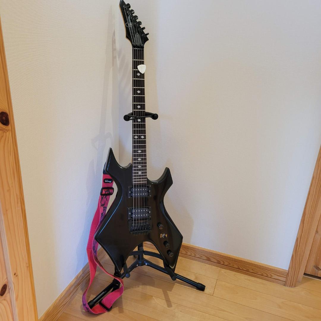 Samick メタル用　変形エレキギター　調整済み　ストラップ付き