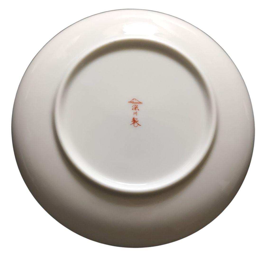 深川製磁　ブルーチャイナ　プレートセット