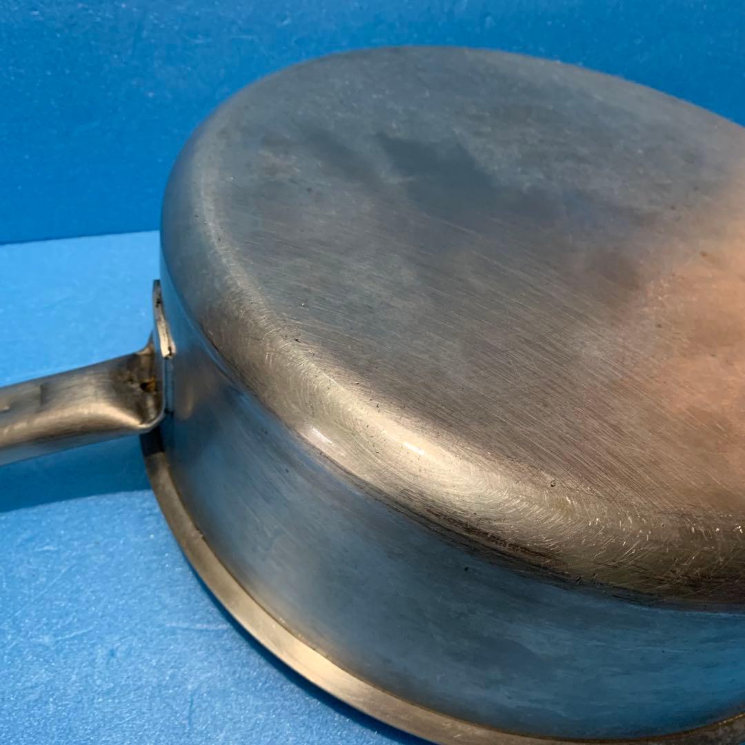 ②EBM モリブデンジ２ 30cm ステンレス フライパン 片手鍋