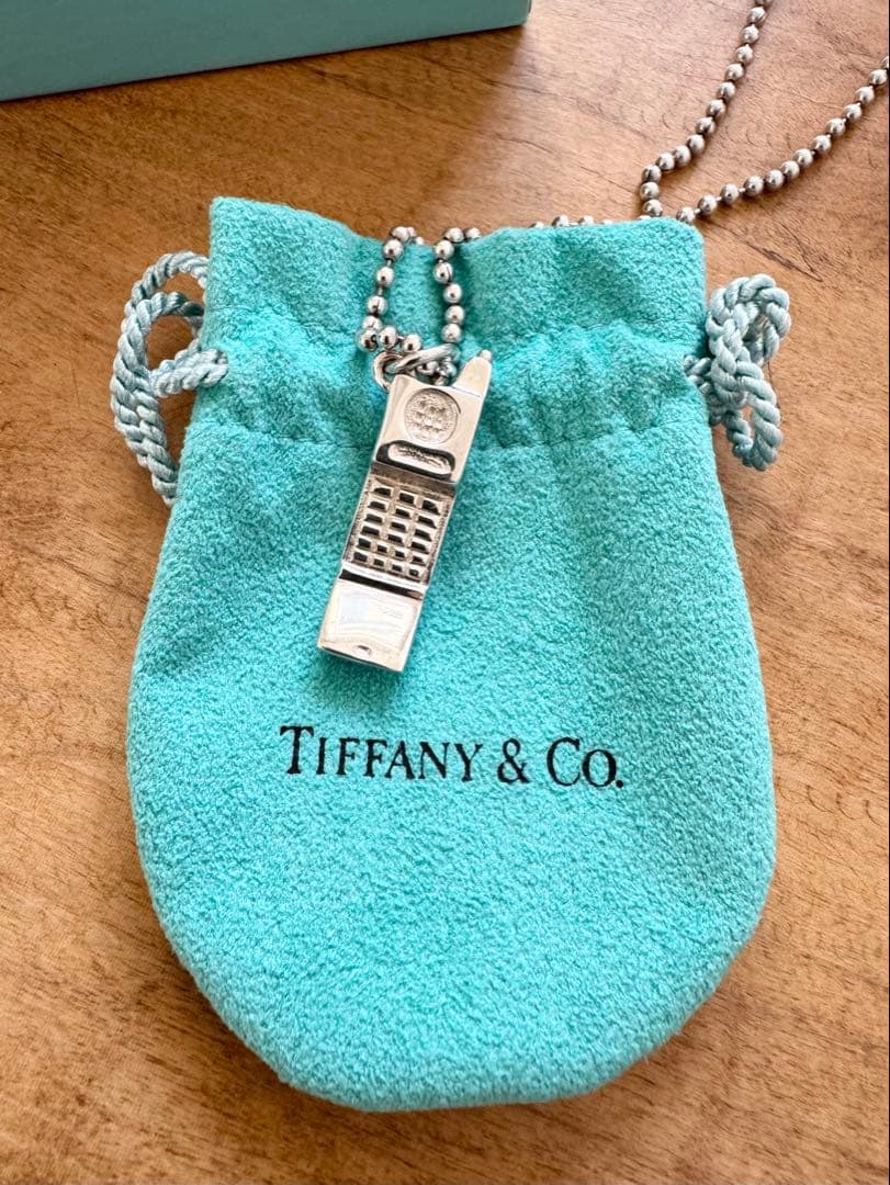 Tiffany & Co. ティファニーネックレス　携帯モチーフ　Supreme