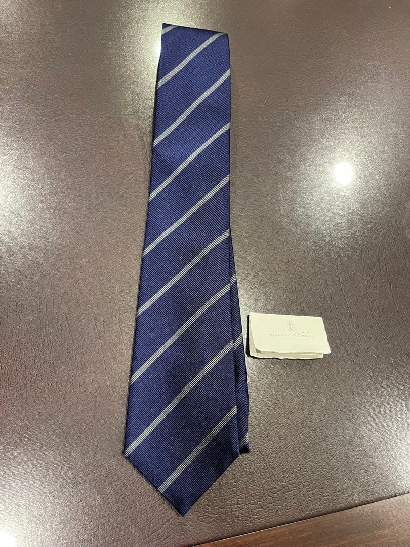 BRUNELLO CUCINELLI ブルネロクチネリ ストライプ ネクタイ