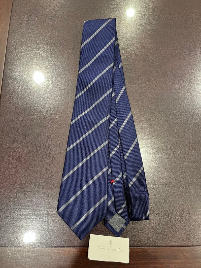 BRUNELLO CUCINELLI ブルネロクチネリ ストライプ ネクタイ