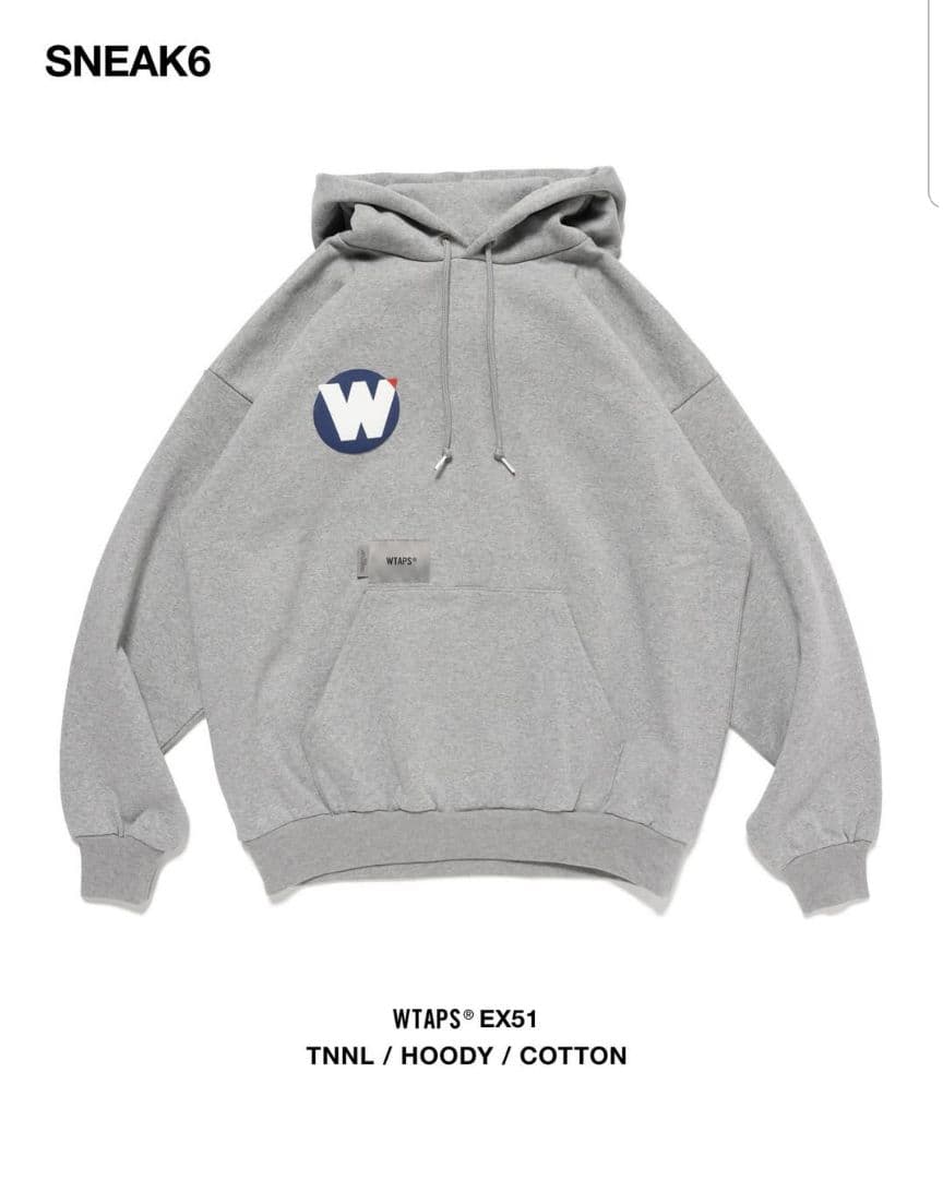 トップス WTAPS TNNL / Hoody / Cotton \"Ash Gray\"