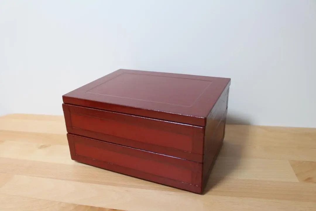 瀬戸國勝　お重　漆器　輪島塗　箱あり　作家物