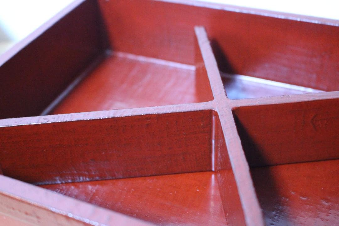 瀬戸國勝　お重　漆器　輪島塗　箱あり　作家物