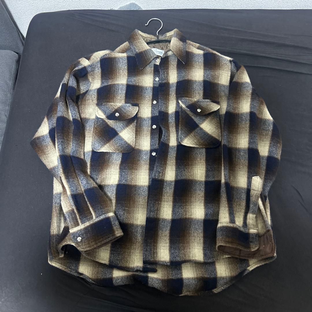 Sears Roebuck フランネルシャツ XL 90s