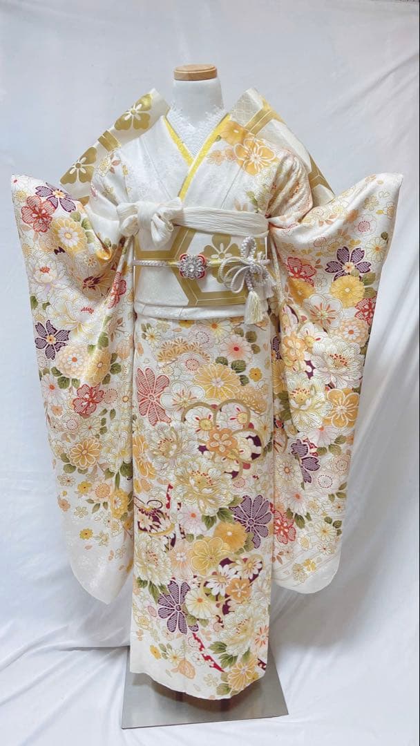 振袖 正絹 成人式　振袖6点セット　振袖フルセット