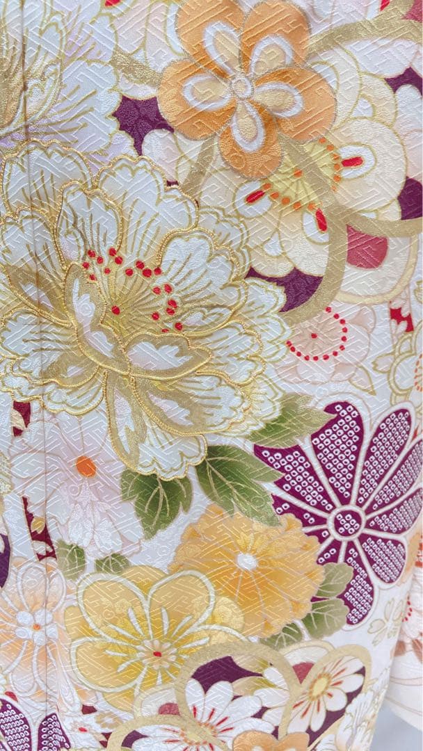 振袖 正絹 成人式　振袖6点セット　振袖フルセット