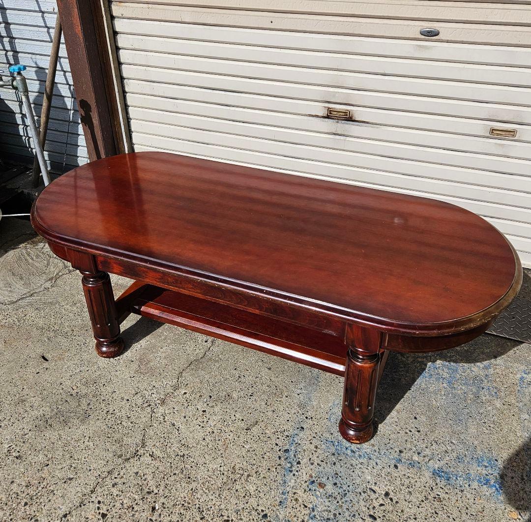 ヴィンテージ 木製のセンターテーブル ローテーブル 応接机 アンティーク調 家具