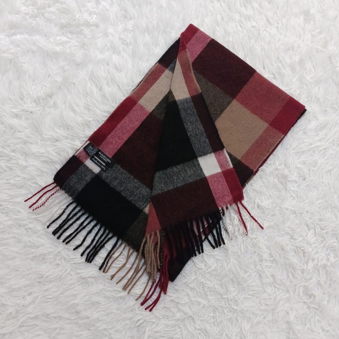 ✨極美品✨ブラックレーベルクレストブリッジ カシミヤマフラー