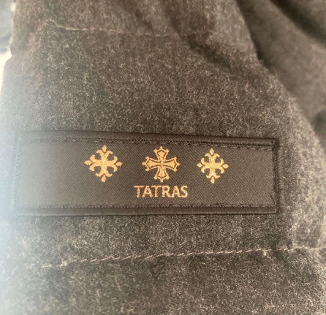 【美品】TATRAS タトラス ダウンコート ラビアナ　チャコールグレー　03