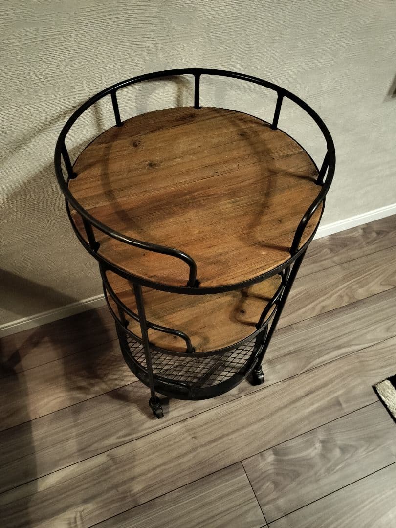 クラッシュゲート ロイド サイドワゴンテーブル ヴィンテージ