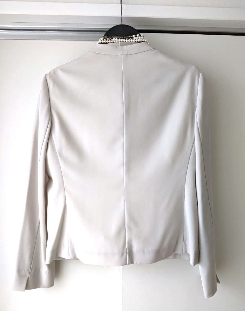 【極美品】23区　ニジュウサンク　ノーカラー　ジャケット　スーツ　大きめ　L