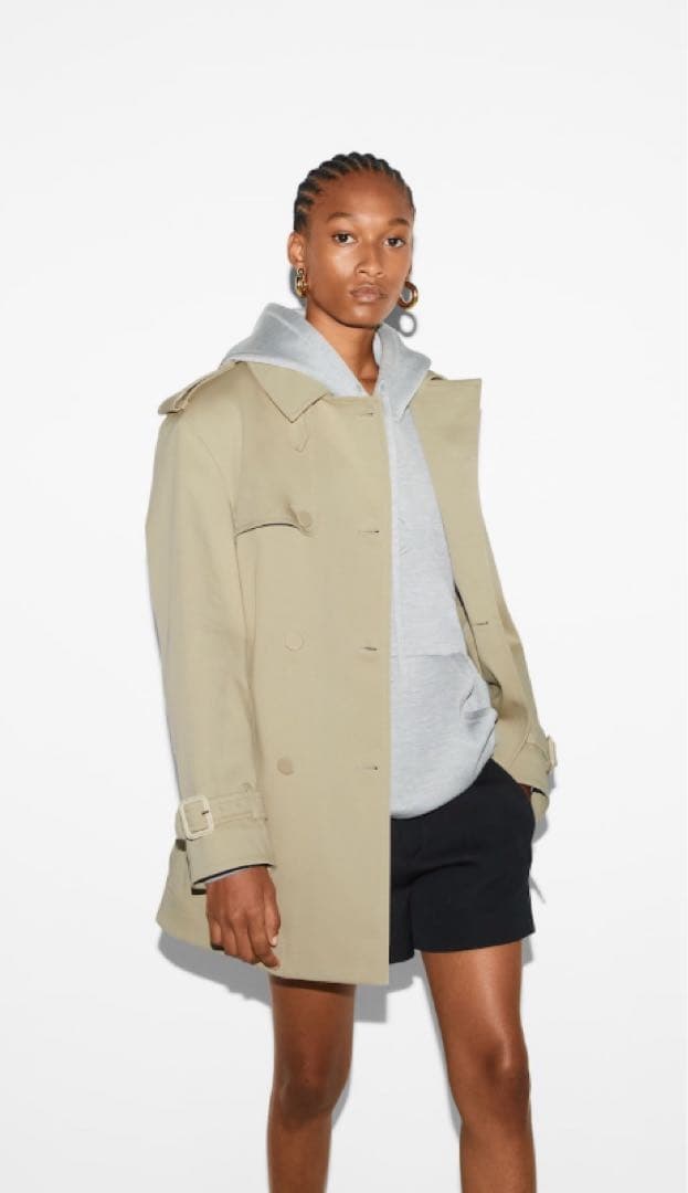 GUCCI ベージュ トレンチコート　サイズ40