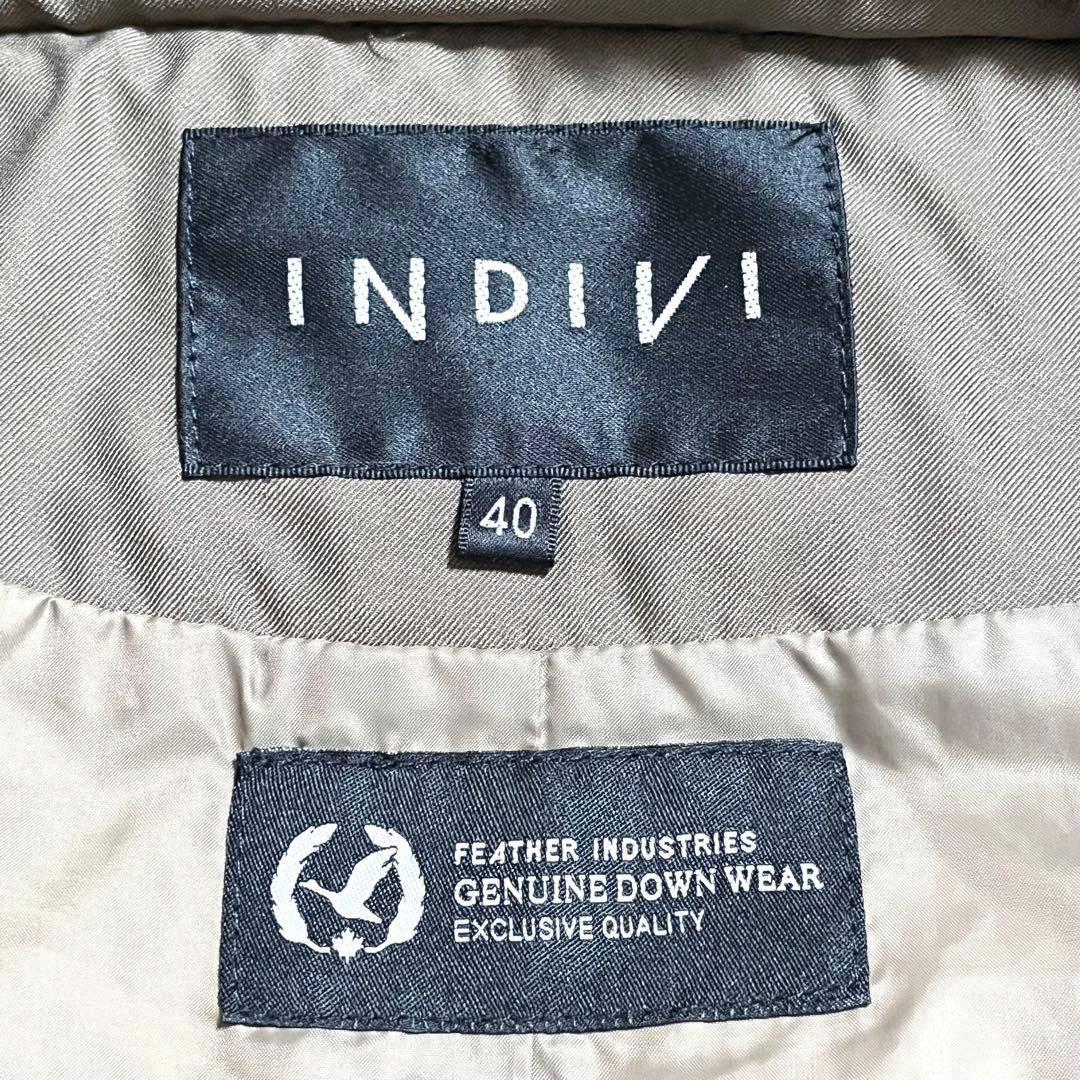 インディヴィ ダウンコート ブルーフォックス 40 L 近年モデル INDIVI