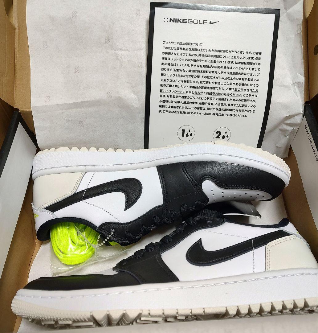 NIKE AIR JORDAN 1 LOW GOLF ブラック ボルト 26.5