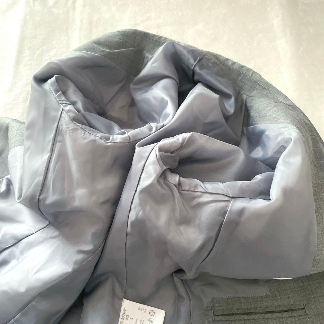 極美品⭐︎PLST グレー ストレッチ テーラード パンツスーツ セットアップ S