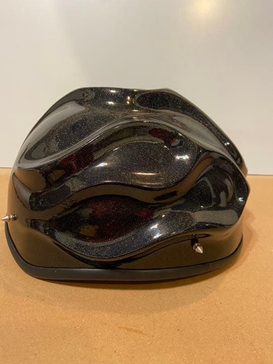 ハーフヘルメット 3Dファイヤーパターン　FRP