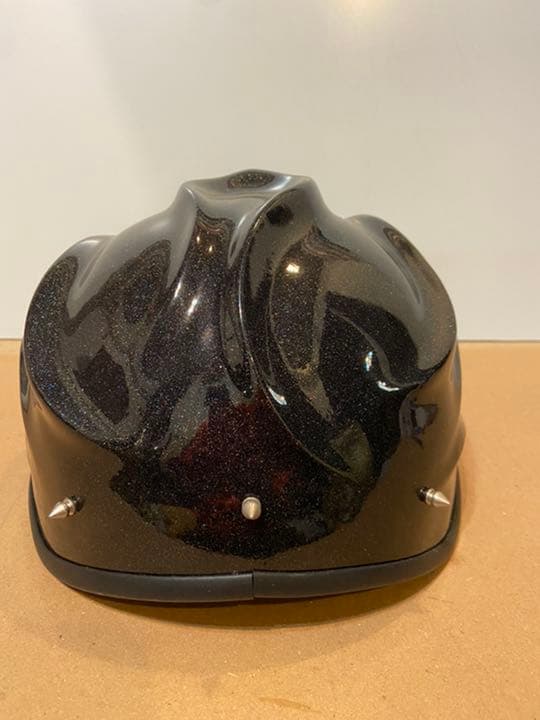 ハーフヘルメット 3Dファイヤーパターン　FRP