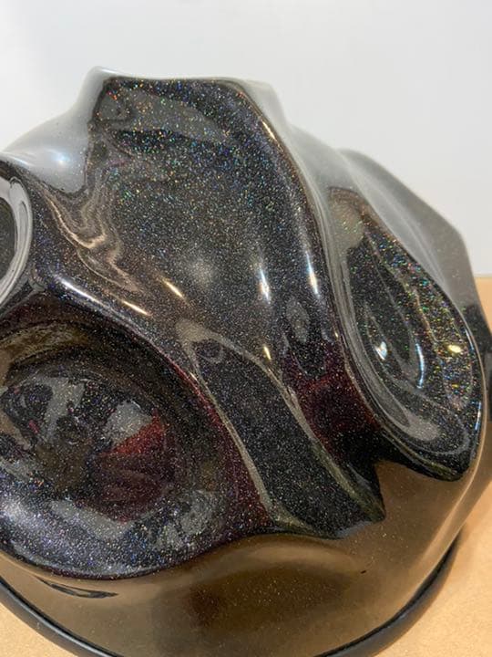 ハーフヘルメット 3Dファイヤーパターン　FRP