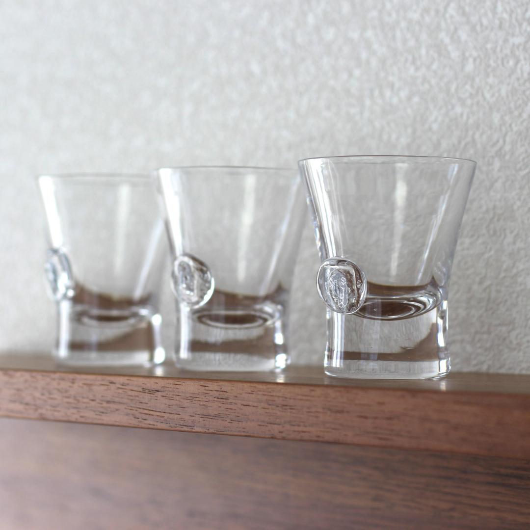 【美品・3個セット】Erik Hoglund　エリックホグラン　ショットグラス