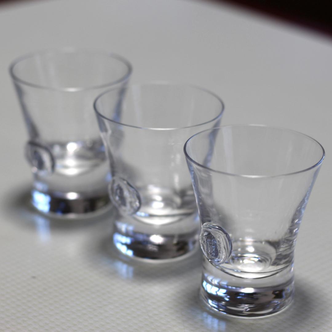 【美品・3個セット】Erik Hoglund　エリックホグラン　ショットグラス