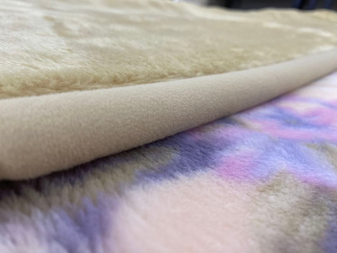 ロマンス　マイヤー合わせ毛布・嵩高ポリエステル・泉大津製・静電気抑制・シングル