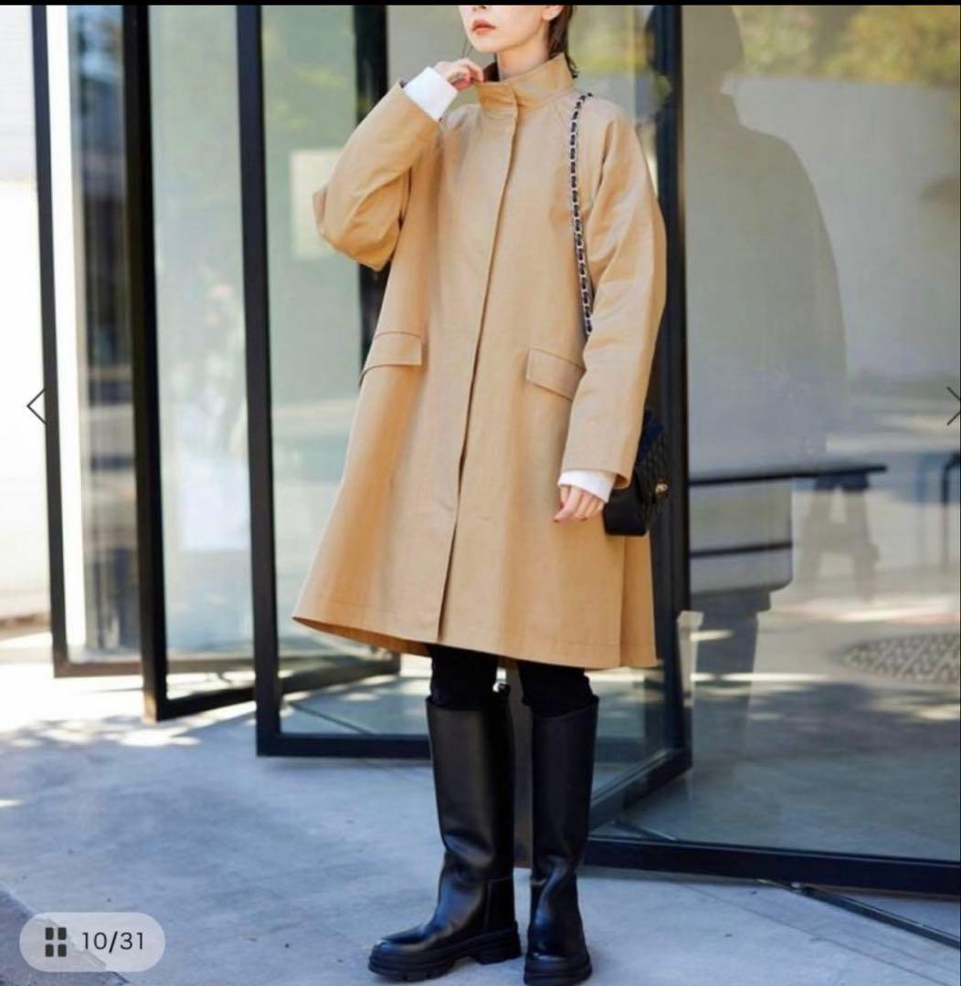 JOURNAL STANDARD スタンドカラーテントコート36 25ss