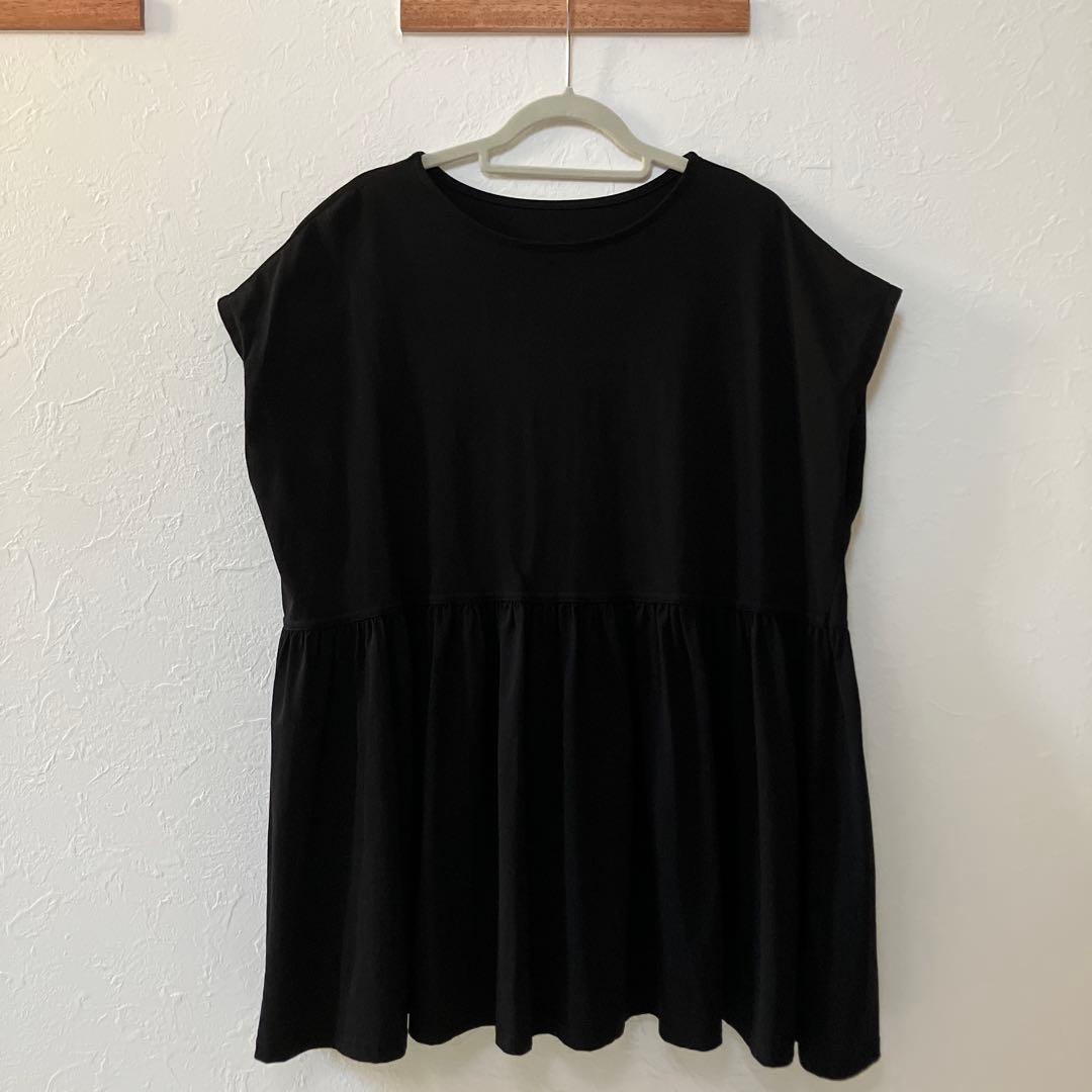 かぐれ　ウエストギャザーフレンチプルオーバー