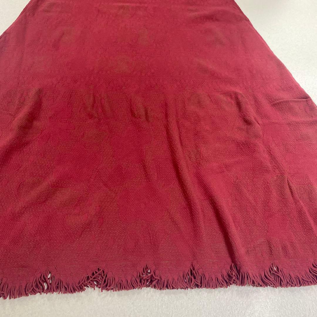 M.&KYOKO ブラウン レッドフリンジ付き ワンピース定価25.300円