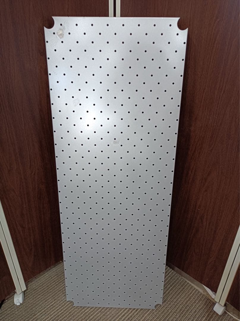 [八6223] ホームエレクター パンチングシェルフ メタリックシルバー