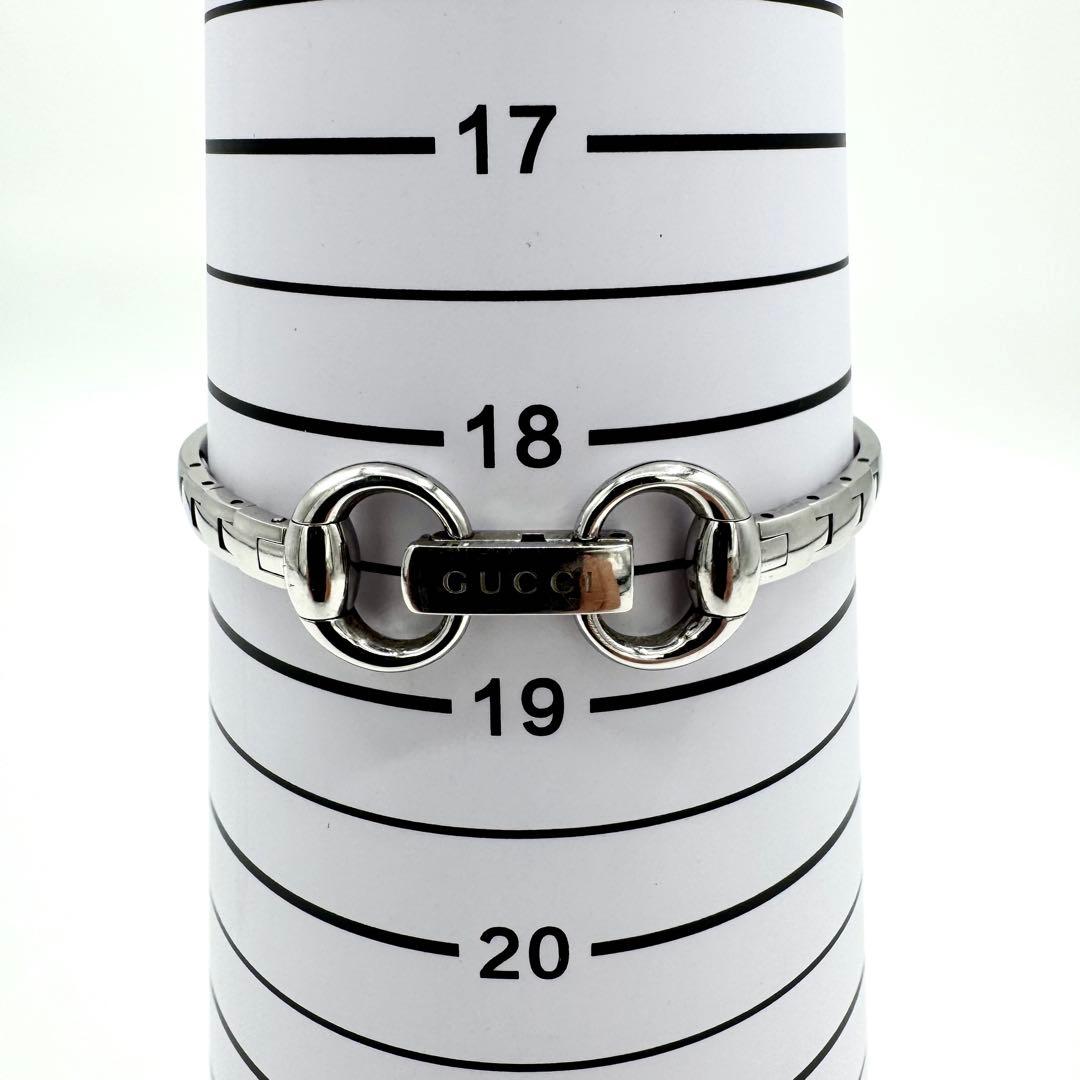 稼働/新品電池　グッチ　Gライン　2Pダイヤ　腕時計　バングルウォッチ　クォーツ