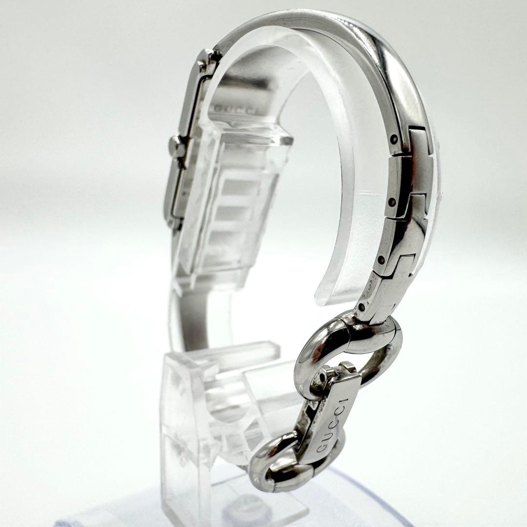 稼働/新品電池　グッチ　Gライン　2Pダイヤ　腕時計　バングルウォッチ　クォーツ