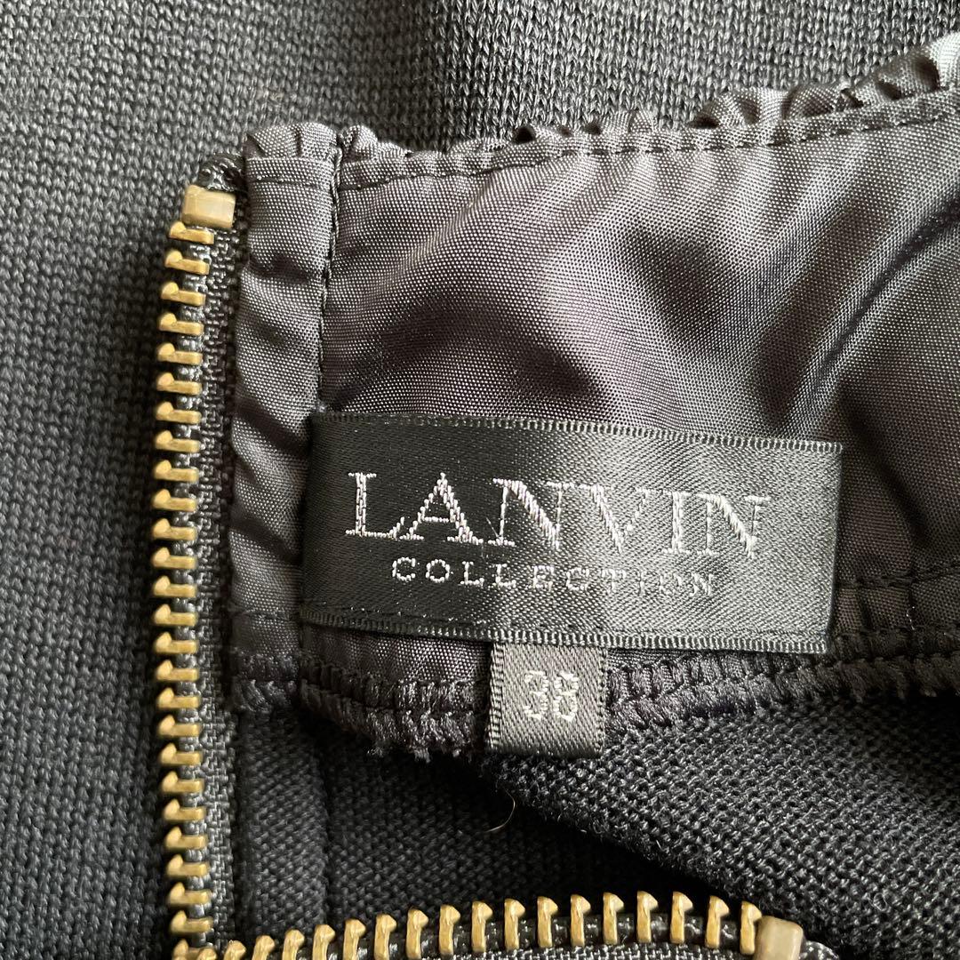 Maron新品未使用LANVIN collection38シルク混紡襟取