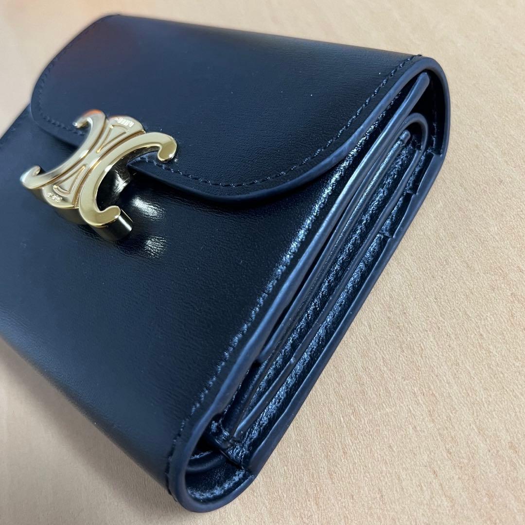 【ポケモン4EVA専用】CELINE スモール フラップウォレット トリオンフ
