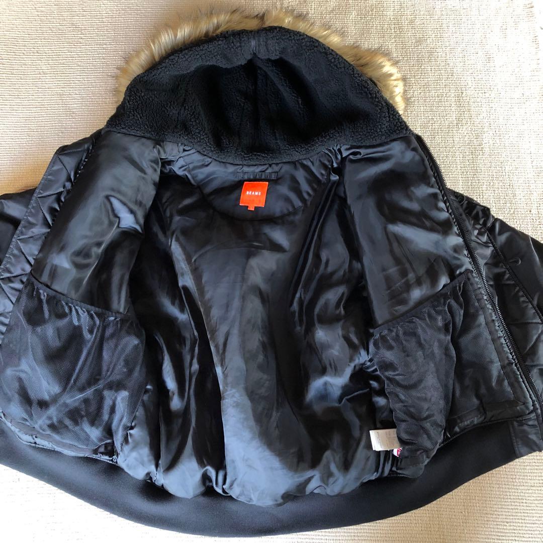 BEAMS ビームス N-2B フライトジャケット ブラック 黒 プリマロフト