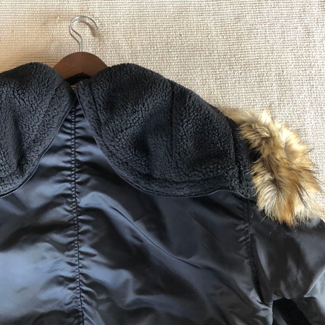 BEAMS ビームス N-2B フライトジャケット ブラック 黒 プリマロフト