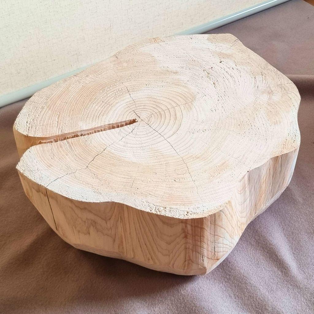 【セール品】天然アロマ 東濃ひのき テーブル 無垢無塗装 オーガニック 特大