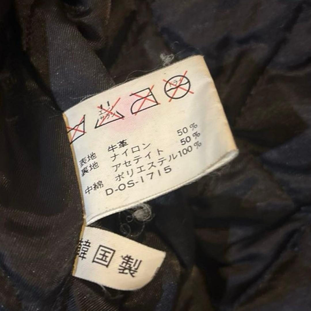 80s vintage 革ジャン レザージャケット 牛革 ショート丈