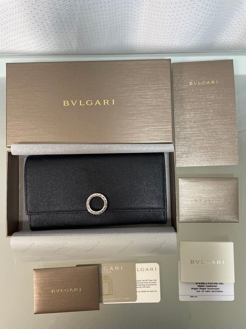 ☆専用☆BVLGARI ブルガリ　レザー長財布　ビーゼロワン　ブラック