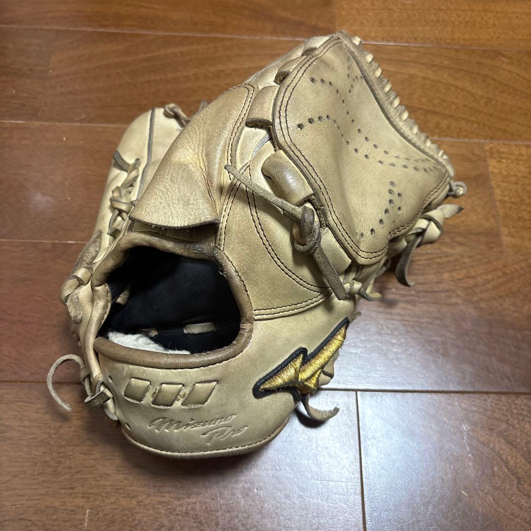 ミズノ 硬式グローブ 右投げ用 キャメル