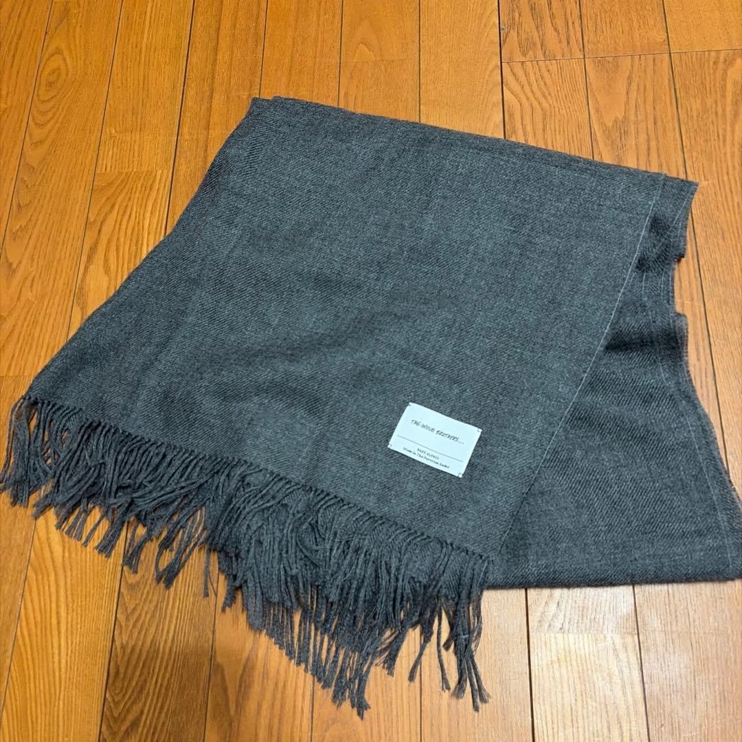 THE INOUVE BROTHERS ベビーアルパカマフラー グレー