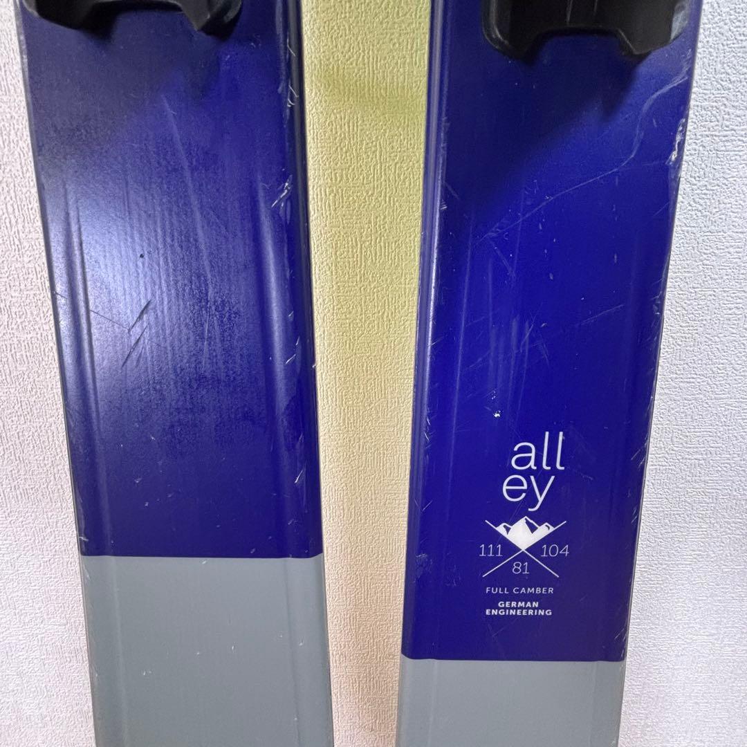 VOLKLフォルクルALLEY 軽量フリースタイルスキー　ツインチップ形状