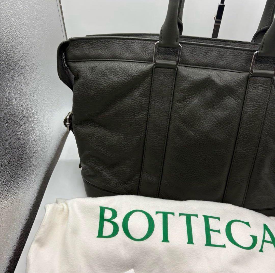 BOTTEGA VENETA レザートートバッグ　カーキ