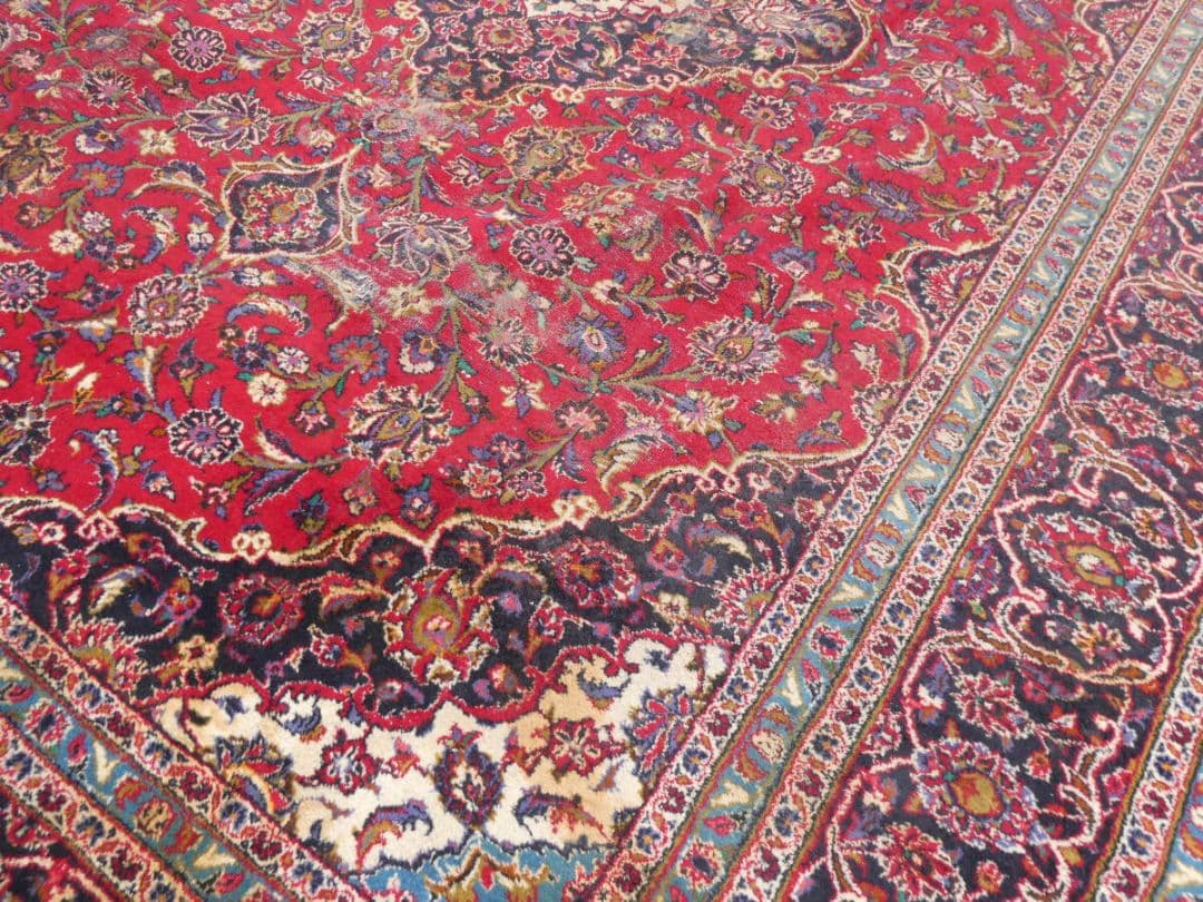 大判　ペルシャ絨毯　391×293cm　イラン産　手織り